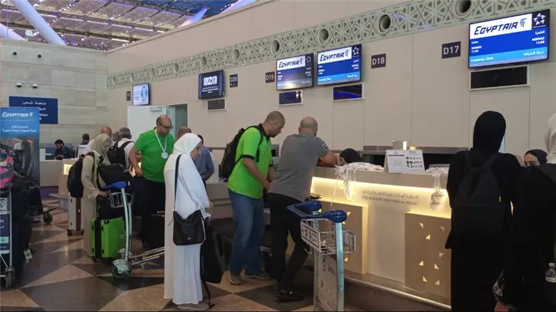 استمرار رحلات عودة الحجاج المصريين… مغادرة 28 رحلة جوية تحمل 2200 حاج 