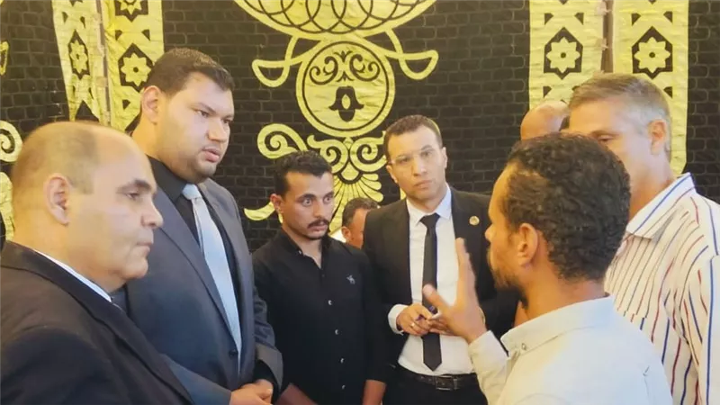  مديرية عمل الدقهلية تقدم العزاء لأسرة الشهيد البطل خالد شوقي 