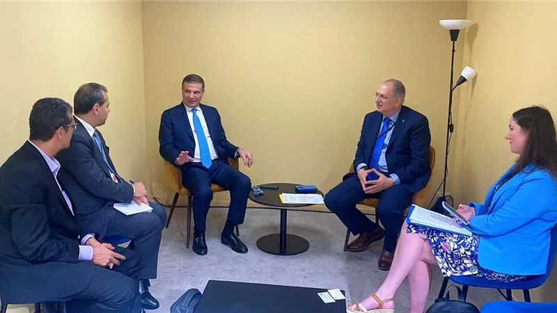 وزير الزراعة يلتقي مفوض الاتحاد الأوروبي للثروة السمكية 
