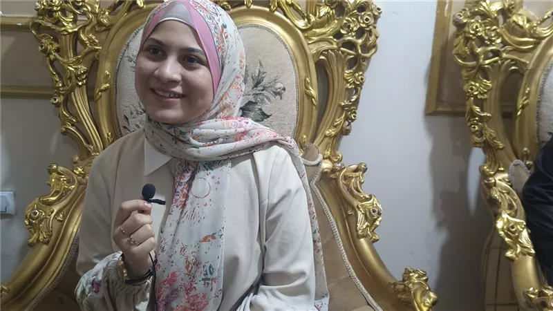 الأولى على الشهادة الإعدادية الازهرية بالفيوم: نفسى أكون دكتورة  
