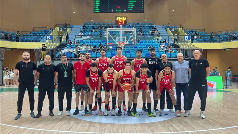منتخب مصر الأولمبي لكرة السلة يفوز على الصين في الجولة الثانية لبطولة التحدي