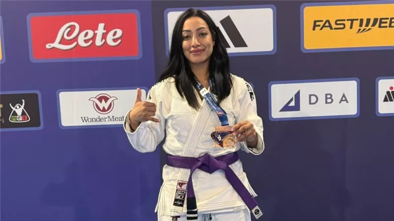 في أول تمثيل دولي لاتحاد الجوجيتسو.. هند رزق تحصد ذهبية بطولة البحر المتوسط