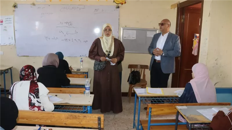 محافظ القليوبية يتفقد عدداً من لِجان إمتحانات الشهادة الثانوية العامة 