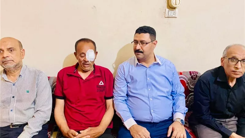 وكيل وزارة زراعة سوهاج الجديد يزور مسئول حماية الأراضي المعتدي عليه 