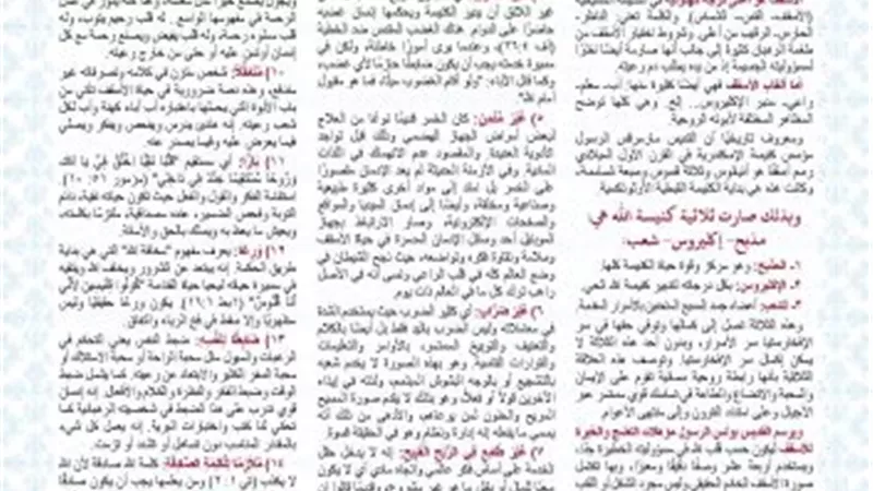 البابا تواضروس يحدد صفات 