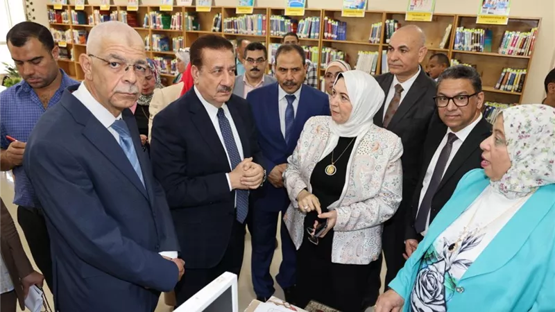 محافظ المنوفية ورئيس الجامعة يفتتحان المعهد الفني للتمريض