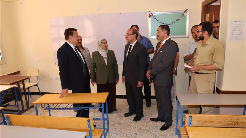 محافظ المنوفية يفتتح توسعات مدرسة تتا وغمرين الإعدادية بمنوف