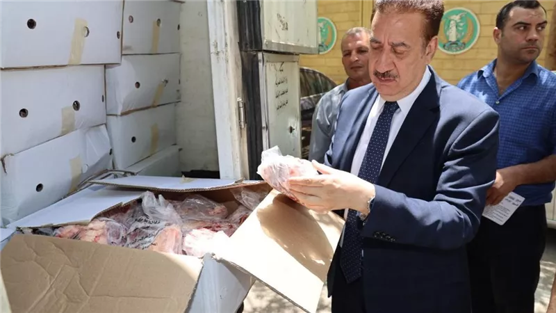 محافظ المنوفية يشهد استلام 2 طن لحوم ضمن مشروع 
