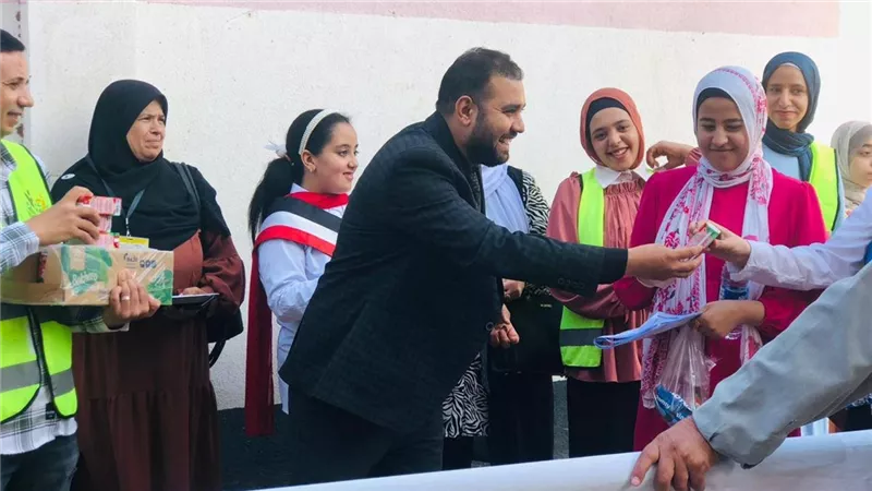 شاهد كيف رسم “تعليم الفيوم” البهجة لطلاب الثانوية العامة في ثان أيام للامتحان
