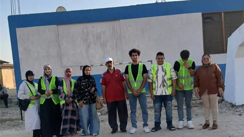 بدعم من الشباب والرياضة معسكر طلاء ودهانات بنادي المنتخب القديم بالسويس