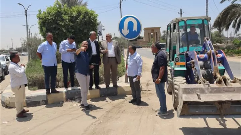 استعدادات مكثفة لتشغيل مجمع مواقف بني سويف الجديد أسفل محور عدلي منصور