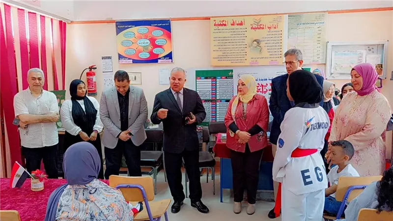 مدير تعليم الفيوم يشهد فعاليات النشاط الصيفي بمدرسة فاطمة الزهراء الإعدادية