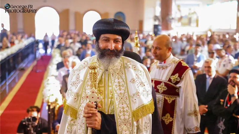 الكنيسة الأرثوذكسية تشهد تجليس الأنبا مينا أسقفًا على إيبارشية برج العرب