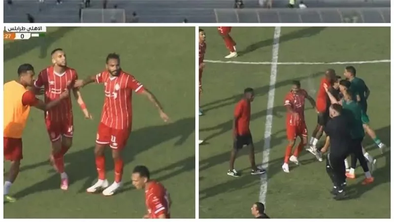 فوضى واشتباكات.. هروب كهربا بعد اقتحام الجماهير في الدوري الليبي