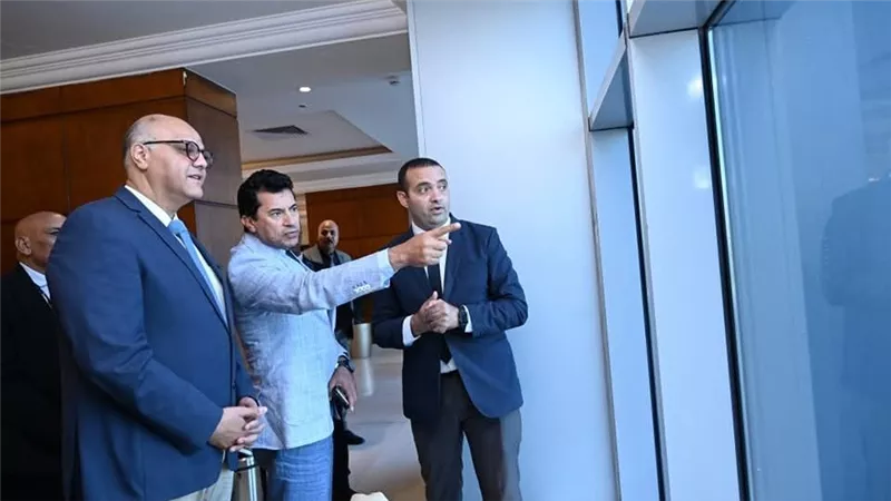 وزير الرياضة ومحافظ القليوبية يشهدان نهائي دوري مراكز الشباب لكرة اليد