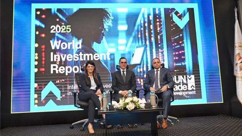 وزيرا الاستثمار التخطيط يعقدان مؤتمرًا صحفيًا لإطلاق تقرير الاستثمار العالمي