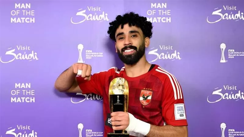 مروان عطية رجل المباراة في فوز الأهلي على حرس الحدود