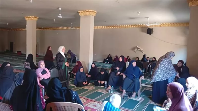 يُصنع من نقاء القلب.. واعظة بالأوقاف تفتح نوافذ السلام في مسجد الأمير سنان 