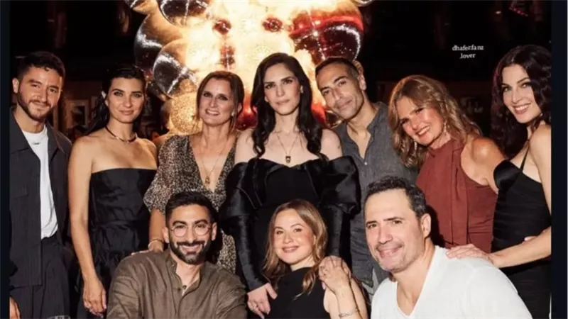 يسرا وظافر العابدين وصبا مبارك في عشاء كارتييه بإسطنبول 