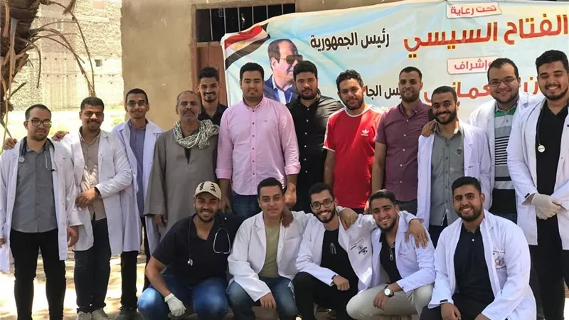 مبادرة حياة كريمة.. طب بيطري سوهاج تطلق قافلة بقرية تونس