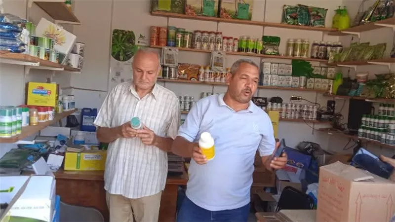 مديرية الزراعة بالفيوم تشدد الرقابة على محلات المبيدات والمخصبات الزراعية