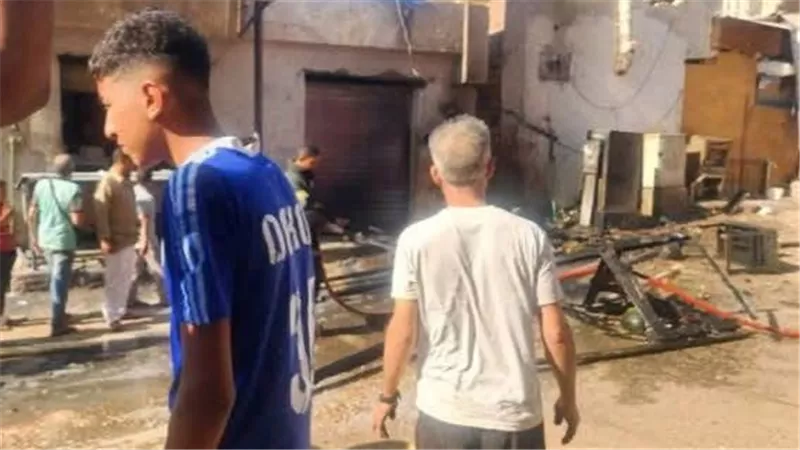 السيطرة على حريق بمحلين تجاريين في قرية أبو سلطان بالإسماعيلية