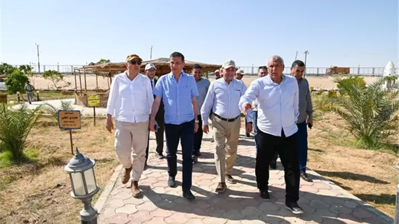 زيارة ميدانية لوزيري الري والزراعة لمحافظة الوادي الجديد لمتابعة مزارع التمور