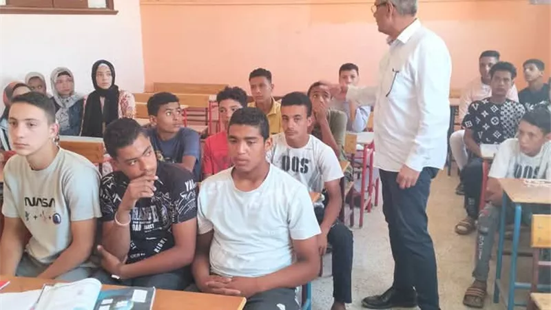 بعد واقعة الرسوب الجماعى : تنفيذ برنامج علاجي لطلاب حميدة أبو الحسن ببنى سويف 