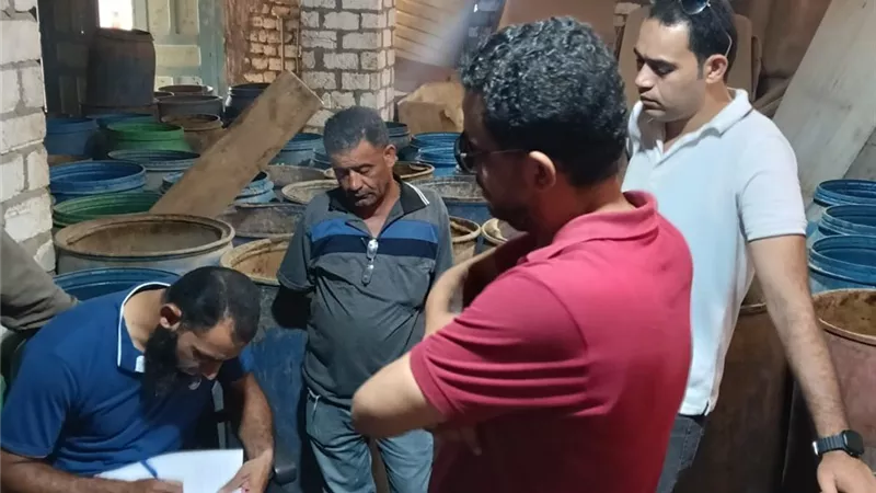 ضبط 14 طن سردين غير صالح وإعدام 125 كجم أغذية فاسدة ببني سويف