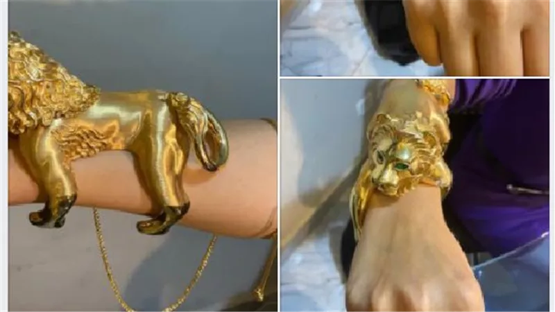 أميرة الذهب تثير الجدل بسبب مجوهرات 