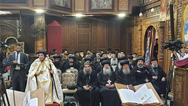 إيبارشية عين شمس والمطرية تحتفي بتعيين الأنبا أولوجيوس أسقفًا عامًا