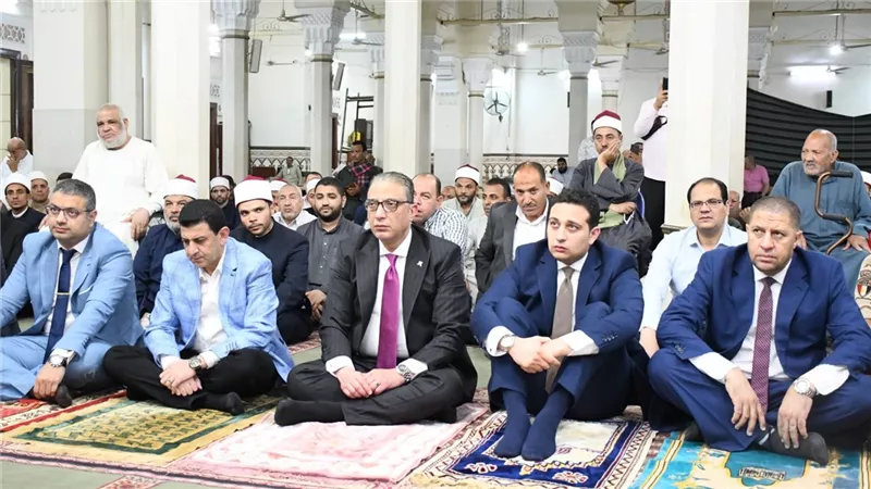 محافظ الفيوم يشهد الاحتفال بالعام الهجري الجديد فى مسجد ناصر الكبير