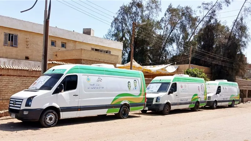 1517 مستفيدًا من القافلة الطبية المجانية في الدقهلية