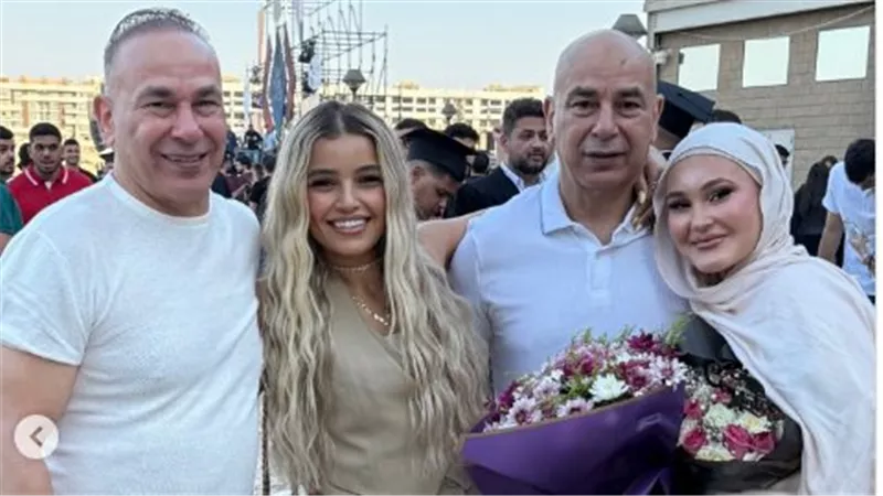 يارا حسام حسن تحتفل بتخرج شقيقتها جنى: «كبرتي وبقيتي مهندسة»