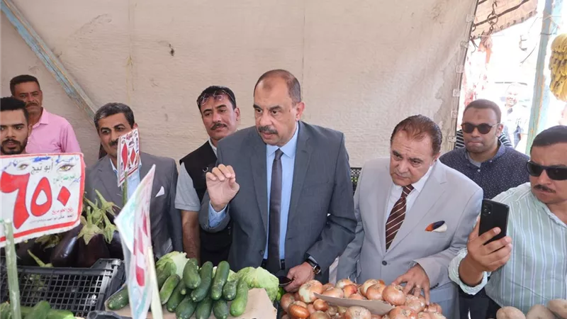 محافظ سوهاج يفتتح سوق اليوم الواحد في طهطا لدعم محدودي الدخل