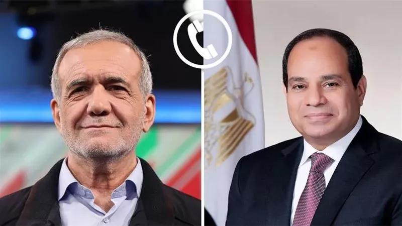 اتصال هاتفي بين الرئيس السيسي والرئيس الإيراني حول الملف النووي