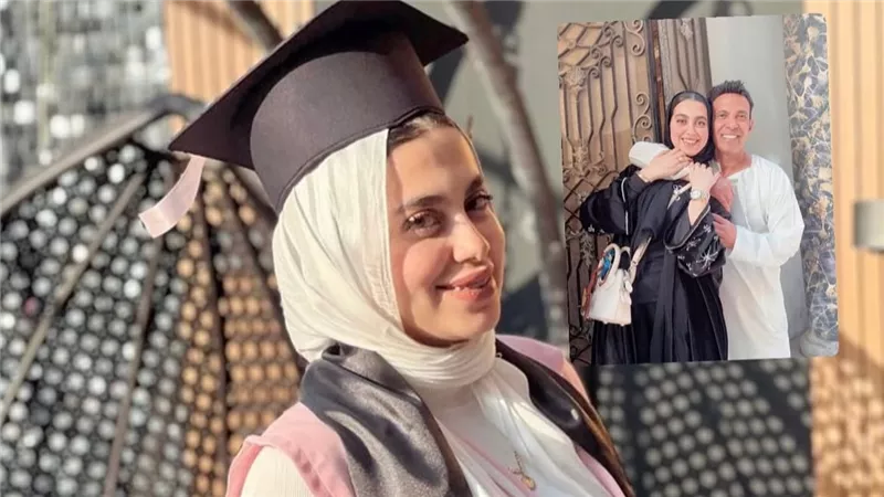 «حبيبت قلب بابا».. سعد الصغير يحتفل بتخرج ابنته من كلية الهندسة