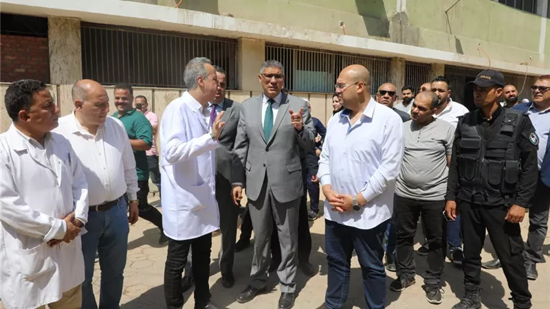 محافظ الجيزة يتفقد مستشفى الحوامدية العام للوقوف على جودة الخدمات الصحية 