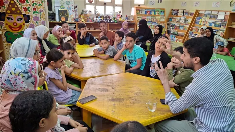 ورش أدبية وفنية لتنمية مهارات الأطفال بثقافة الفيوم ضمن البرنامج الصيفي