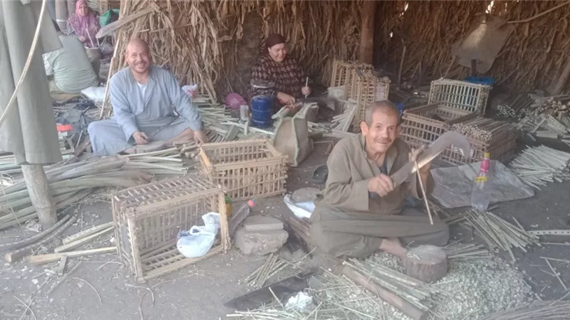 «إمياي».. قرية لا تعرف البطالة وتحوّل جريد النخيل إلى مصدر للرزق والحياة
