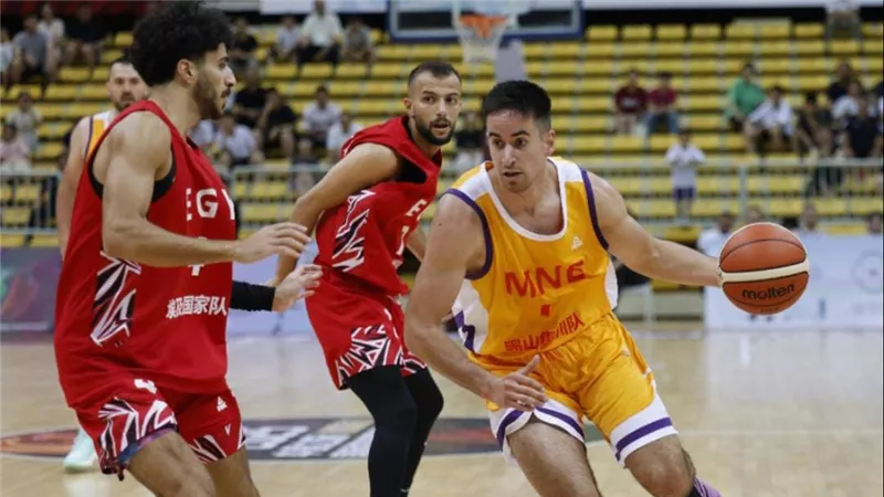 منتخب مصر الأولمبي يفوز على مونتينيجرو في البطولة الدولية للسلة بالصين
