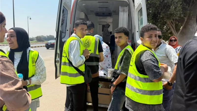 حزب الوعي في بني سويف يشارك بحملة التبرع بالدم بمناسبة اليوم العالمي