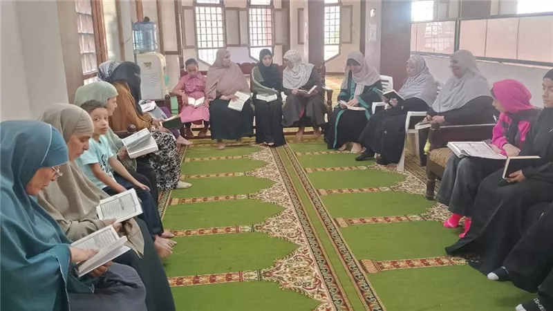 حضور كبير للسيدات بالمقارئ القرآنية للواعظات بمديرية أوقاف الفيوم 
