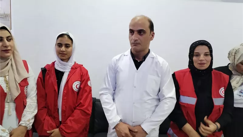 أبطال كمال الأجسام في المقدمة.. إقبال المواطنين على التبرع بالدم بمستشفى طهطا
