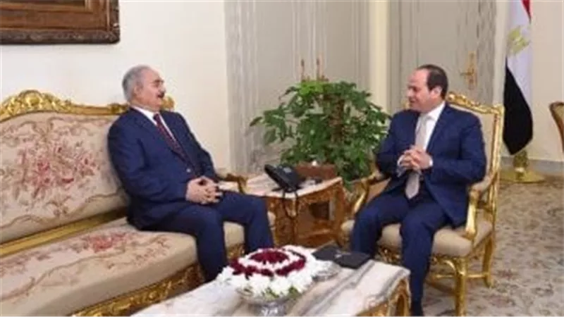 المشير حفتر: نثمن جهود مصر في دعم ومساندة الشعب الليبي