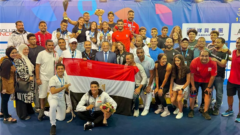 وزير الرياضة يهنئ منتخب مصر بعد السيطرة على بطولة العالم للخماسي الحديث