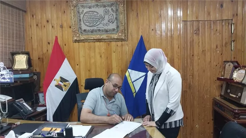 اعتماد نتائج امتحانات الصف الثالث بمدارس التمريض في دمياط