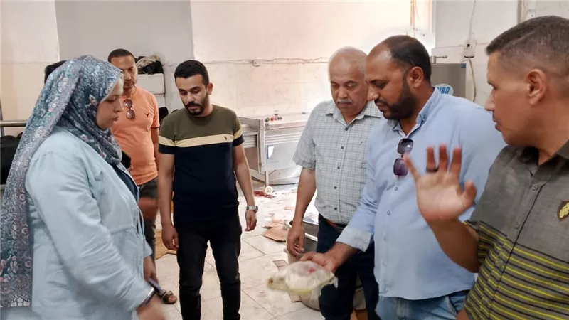 ضبط طن لحوم فاسدة داخل ثلاجة بطوخ وتشميعها.. واستمرار الحملات 