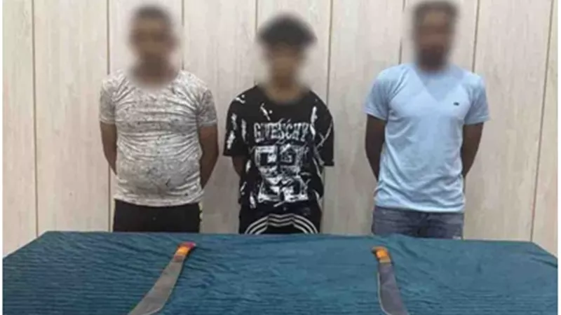 من الفرح للحبس..ضبط 3 متهمين في واقعة التلويح بأسلحة بيضاء 