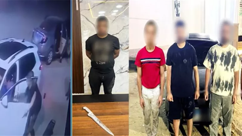 ضبط 5 متهمين تعدوا على مالك كافيه بالوراق بأسلحة بيضاء 